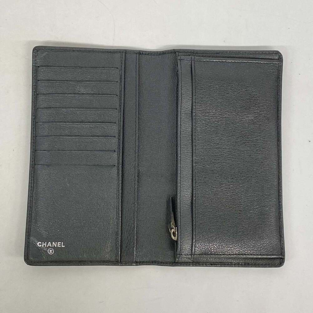 CHANEL Authentic Black Leather Wallet - Picture 3 of 10